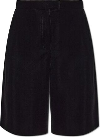 Valentino Garavani Fluwelen Shorts - Dames - Korte Broeken - Zwart - S - Korte Broeken