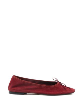 Aeyde Tiby Kid Suede Leather Blood