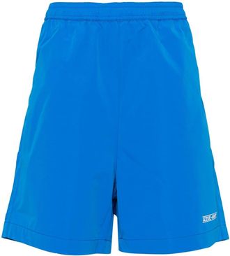 Izzue elasticated waistband shorts - men - Polyester - 32 - Blue