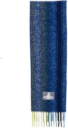 Vivienne Westwood Sciarpa Chunky Check - - Accessories - Donna - Blu - ONE SIZE