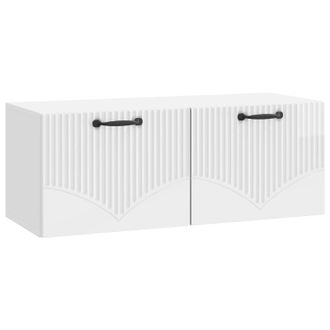 vidaXL Mueble Para Tv De Pared Brillante 78,5 X 31 X 30 Cm Vidaxl