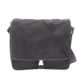 Prada Pre-owned Cross Body Bags, unisex, Black, Size: ONE SIZE Pre-owned Vintage Messenger Bag