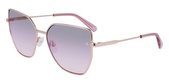 Calvin Klein Jeans CKJ23202S 770 Womens Sunglasses Gold Size 60
