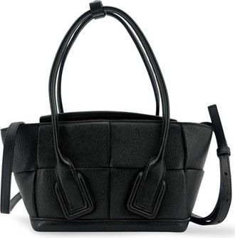 Bottega Veneta Black Calfskin Candy Arco Tote (Authentic Pre-Loved)