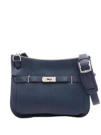 Herm&egrave;s 2010 Clemence Jypsiere 28 crossbody bag - Blauw