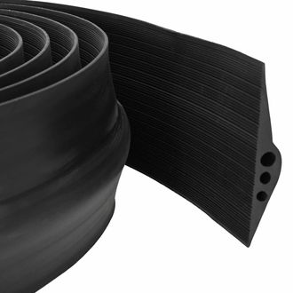 vidaXL Sello De Piso Para Garaje Negro 112 X 20 Mm 1,5 M Caucho Epdm Vidaxl