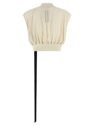 Rick Owens Tatlin Bomber Vest - Cream
