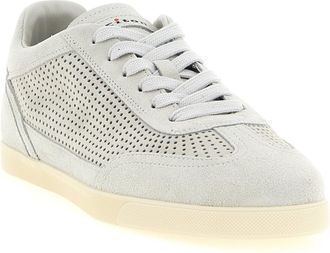 Kiton Perforated Suede Sneaker - Grey