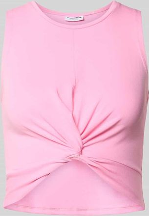 Noisy May Crop Top mit Knotendetail Modell TWIGGI in Rosa, Gr&ouml;&szlig;e XL
