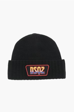 Dsquared2 Wool-Blend Beanie GAMING With Branded Patch size One Size