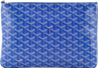 Goyard Senat Zip Pouch Coated Canvas MM