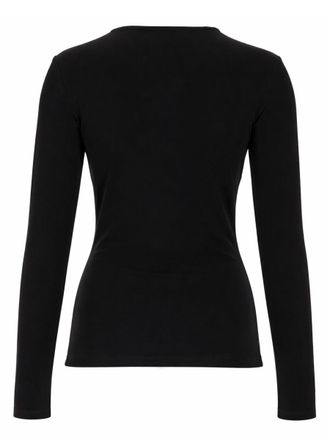 Paco Rabanne Button-Front Viscose Blouse - Black