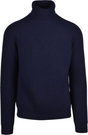 Alpha Studio High Neck Raglan Sleeve Sweater In Fine Yarn Blend