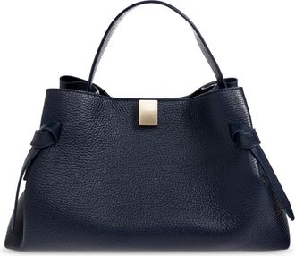 Yuzefi Gyoza Handtas - Dames - Handtassen - Blauw - ONE Size - Leer - Tassen