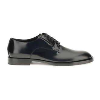 Dolce & Gabbana Zapatos Derby con cordones en piel de becerro - Shoes - Hombre - Negro - 44 EU