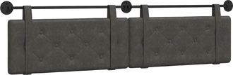vidaXL Cabecero Colgante Negro Pu Antiguo Vidaxl