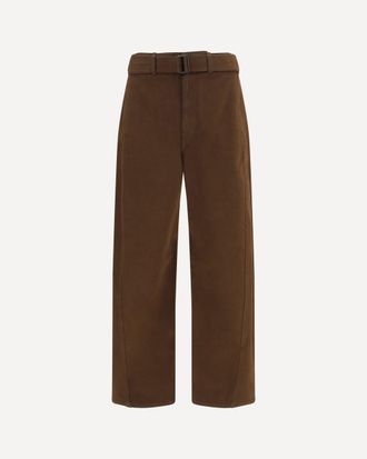 Christophe Lemaire Heavy dyed twill Belted Pants Male XS