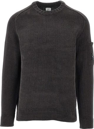 C.P. Company Cotton chenille crewneck sweater Man M