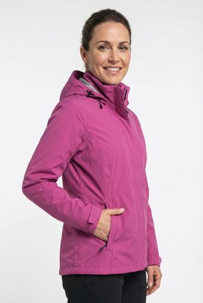 Sch&ouml;ffel Regenjacke SCH&Ouml;FFEL Jacket Gmund L, Damen, Gr. 34, fuchsia, Obermaterial: 100% Polyester, normal, Jacken Regenjacke, sportlicher Stil, wasserdicht, wi