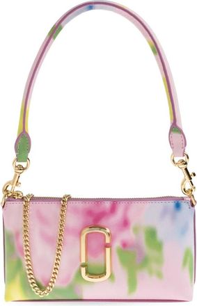 Marc Jacobs Tassen, Dames, Roze, ONE Size, Leer, Blurred Floral Snapshot Convertible Shoulder Bag