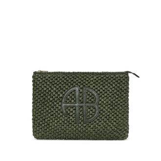 Anine Bing Woven Logo Pouch