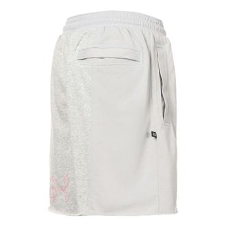 Nike Durant French Terry Breathable Sports Drawstring Solid Color Splicing Embroidered Alphabet Loose Shorts Gray DH7374-050