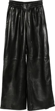 R13 Pantaloni con zip laterale - Nero
