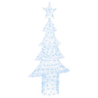 vidaXL &Aacute;rbol De Navidad Con 240 Led Fr&iacute;o 180 Cm Acr&iacute;lico Vidaxl