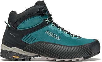 Asolo Womens Eldo Evo Mid LTH GV Approach Boots Blue 7.5
