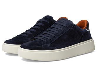 Allen Edmonds Oliver Stretch Lace Slip-On Sneaker Mens Shoes Navy : 10.5 D (M), Rubber