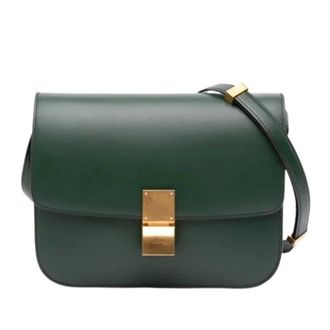 Celine Pre-owned Cross Body Bags, female, Green, Size: ONE SIZE Pre-owned Crossbody Bag