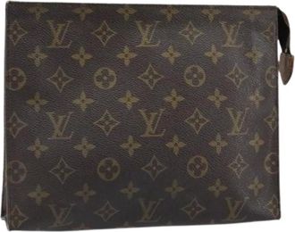 Louis Vuitton Pre-owned Clutches, female, Brown, Size: ONE SIZE Pre-owned Clutch