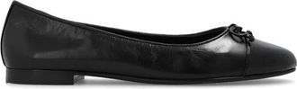 Tory Burch Ballerinas met Cap-Toe - Dames - Ballerinas - Zwart - 35 1/2 EU - Leer - Schoenen