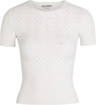 J.W.Anderson Top met lint - Wit