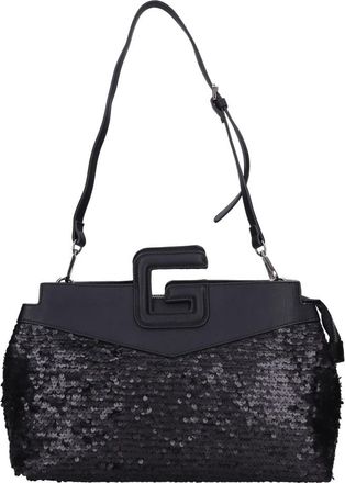 Ga&euml;lle Paris Gaelle Black - Dames - Schoudertassen - Zwart - ONE Size - Leer - Tassen