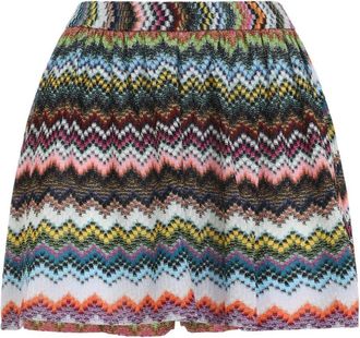 Missoni Shorts mit hoher Taille und Chevron-Muster