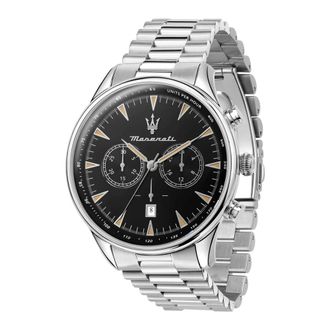 Maserati Tradizione NA Quartz Horloge - Heren - Accessoires - Grijs - Maat: ONE Size