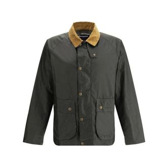 Barbour Elegante Giacca Bedale Olive - - Jackets - Uomo - Verde - 2XL