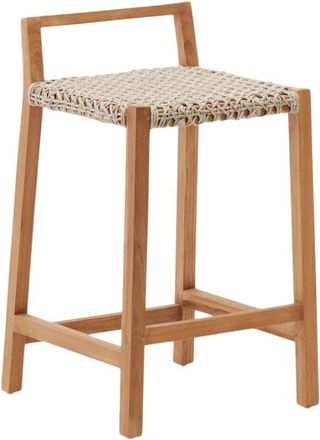 K Home Premium In-/Outdoor Hocker Giverolo aus massivem Teakholz