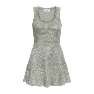 Alexander McQueen Mujer, Vestidos, Gris, Talla: S