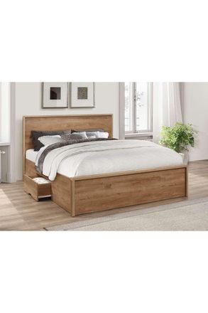 Birlea Stockwell Bed in Brown | Size: Double