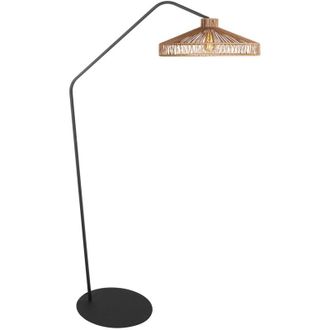 Anne Lighting Anne Lighting - L&aacute;mpara De Pie - Zigzag - Natural Negro - Metal