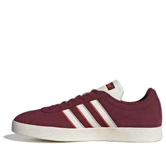 adidas VL Court Lifestyle Skateboarding Suede Shoes Red IF7555