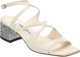 Jimmy Choo London Azilia 45 Leather Sandal