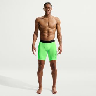 Nike Mens Nike Pro Dri-FIT Fitness Long Shorts in Green | FB7963-398