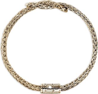 John Hardy Bracciale Love Knot in oro giallo 14 carati
