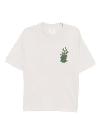 Melt T-shirt con ricamo - Grigio