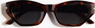 H&M Cat-Eye-Sonnenbrille - Brown