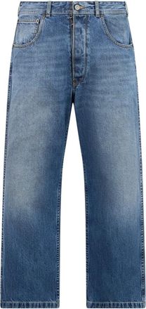 Maison Margiela Straight jeans in katoen - Heren - Regular Fit Jeans - Blauw - W31 - Katoen - Jeans