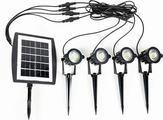 OEM L&aacute;mpara Solar De Jard&iacute;n Impermeable Con Panel Solar Policristalino Giratorio